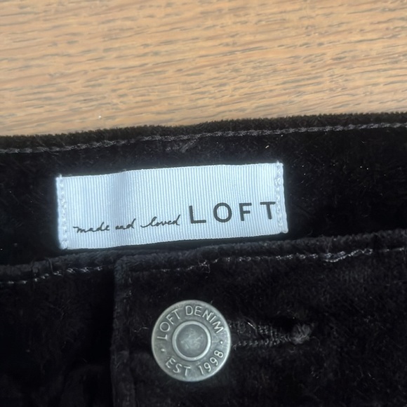 LOFT Skinny Velvet Pants - Picture 3 of 5
